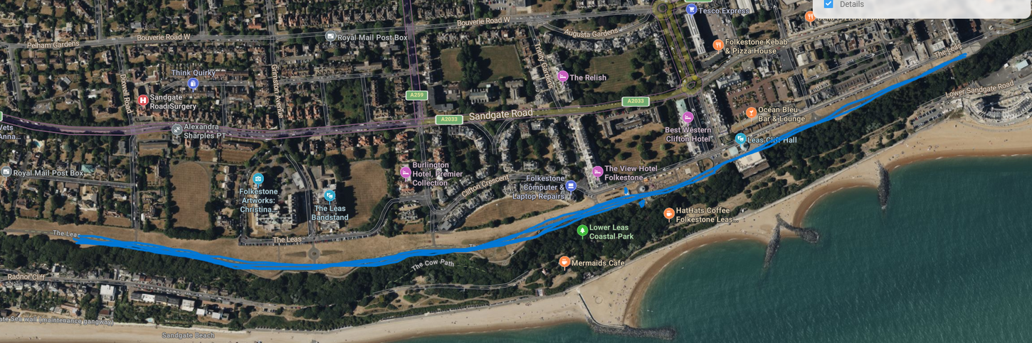 Race route ME website